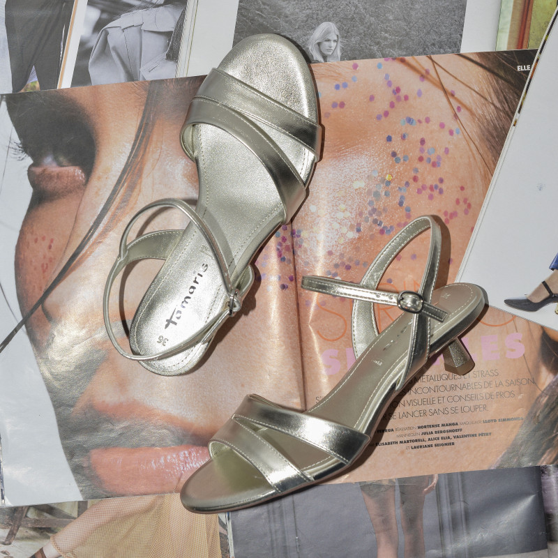 28314 Platine, Nu-Pieds à talon Tamaris