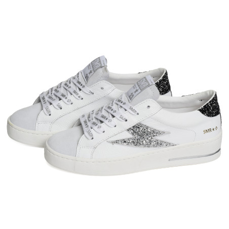 MAYA Blanc Gris, Baskets Mode Semerdjian