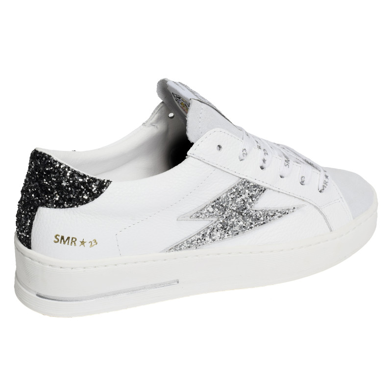 MAYA Blanc Gris, Baskets Mode Semerdjian