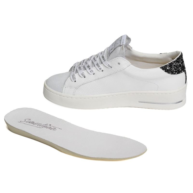 MAYA Blanc Gris, Baskets Mode Semerdjian