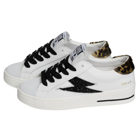 MAYA Blanc Noir, Baskets Mode Semerdjian