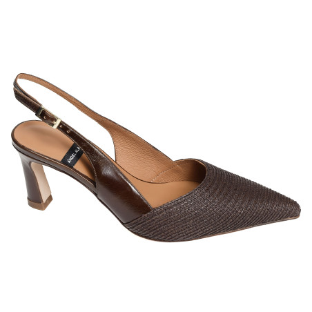 CAROLA 26024 Chocolat, Slingback Angel Alarcón