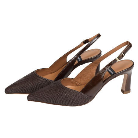 CAROLA 26024 Chocolat, Slingback Angel Alarcón
