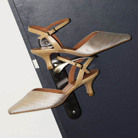 EMILIA 26021 Beige Platine, Slingback Angel Alarcón