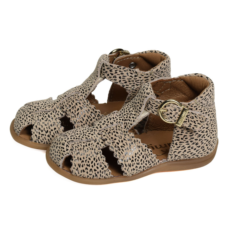 DANUBE Léopard, Sandales plates & Nu-Pieds Bellamy