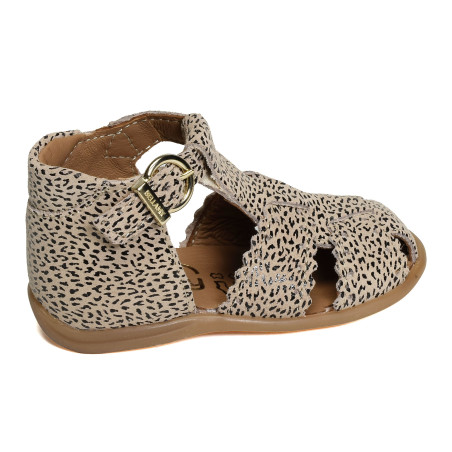 DANUBE Léopard, Sandales plates & Nu-Pieds Bellamy