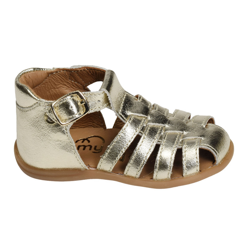 DAX Or, Sandales plates & Nu-Pieds Bellamy