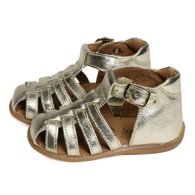 DAX Or, Sandales plates & Nu-Pieds Bellamy