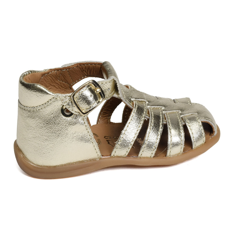 DAX Or, Sandales plates & Nu-Pieds Bellamy