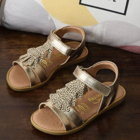 ERICA Bronze, Sandales plates & Nu-Pieds Bellamy