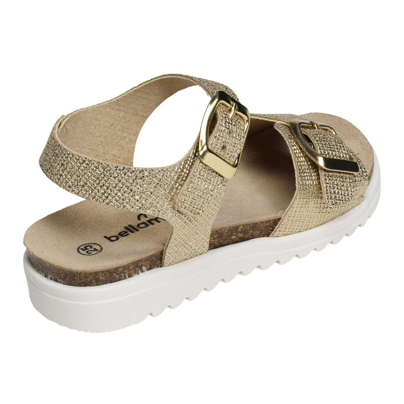 GRECE Or, Sandales plates & Nu-Pieds Bellamy