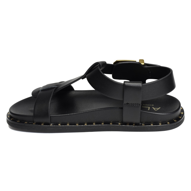 ISABELLA 5576 Noir, Sandales plates Alpe