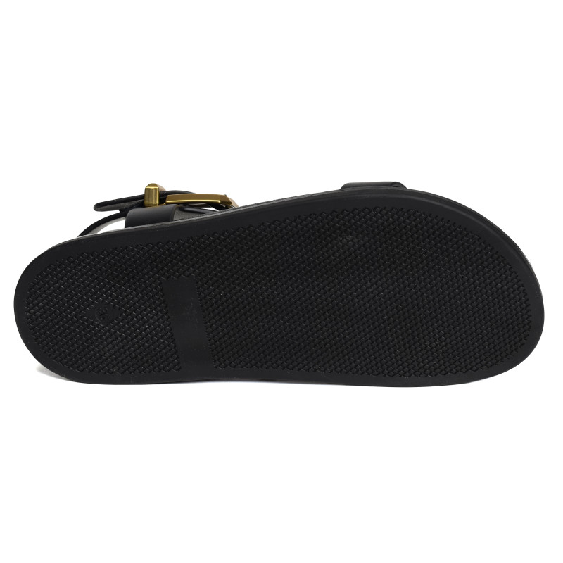 ISABELLA 5576 Noir, Sandales plates Alpe