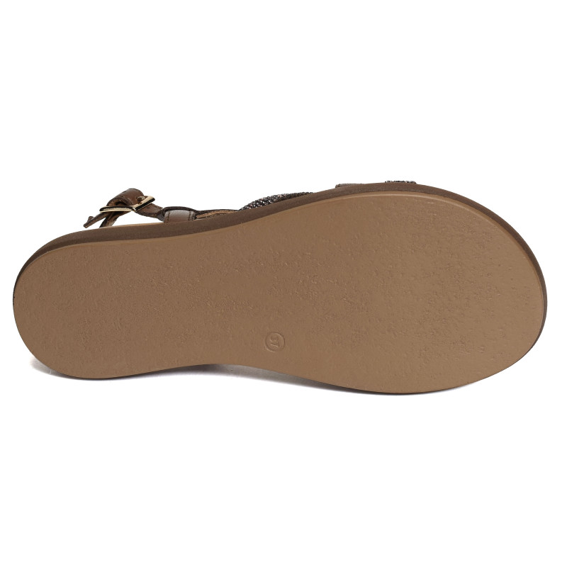 A96051 Chocolat, Nu-Pieds à plateforme Inuovo