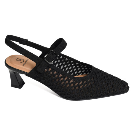 FLOW 75060 Noir, Slingback Miss Elastic