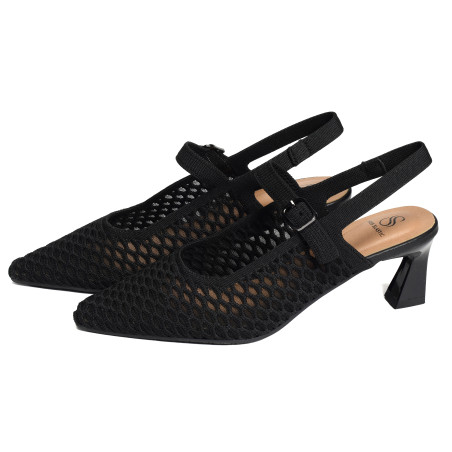 FLOW 75060 Noir, Slingback Miss Elastic