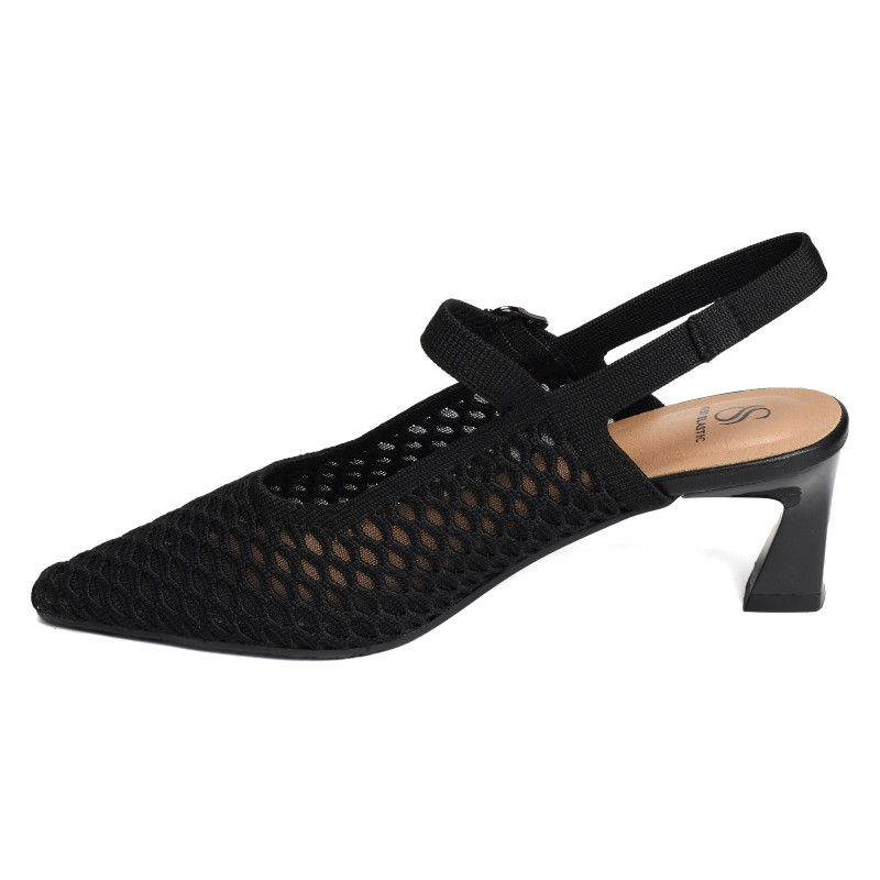 FLOW 75060 Noir, Slingback Miss Elastic