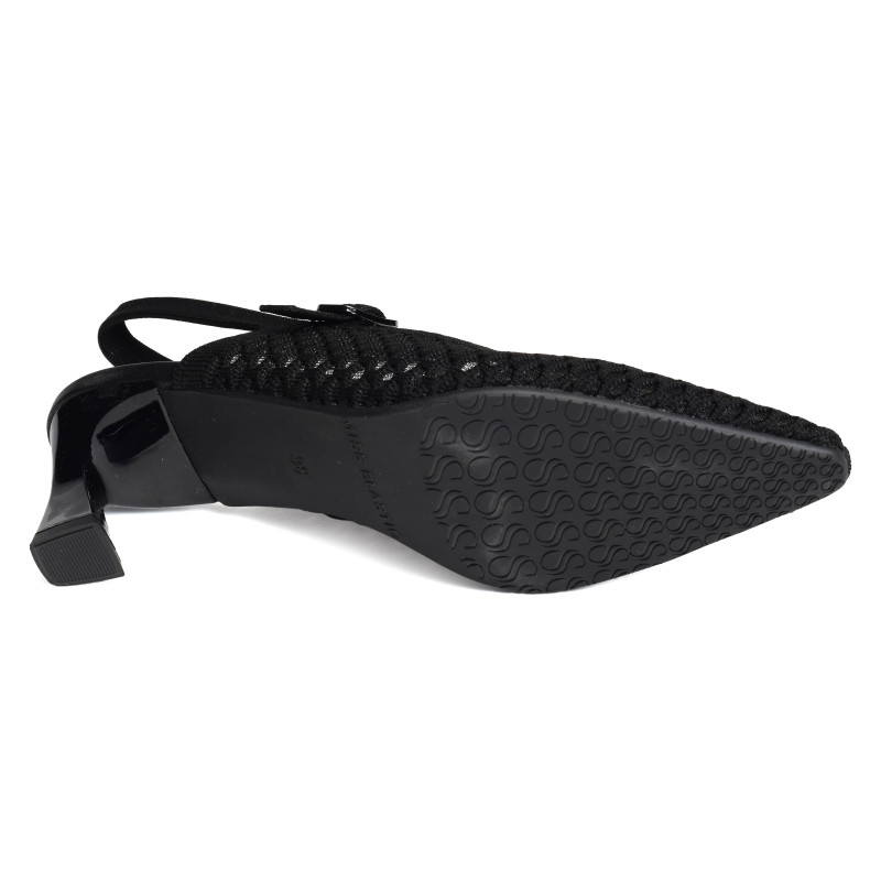 FLOW 75060 Noir, Slingback Miss Elastic