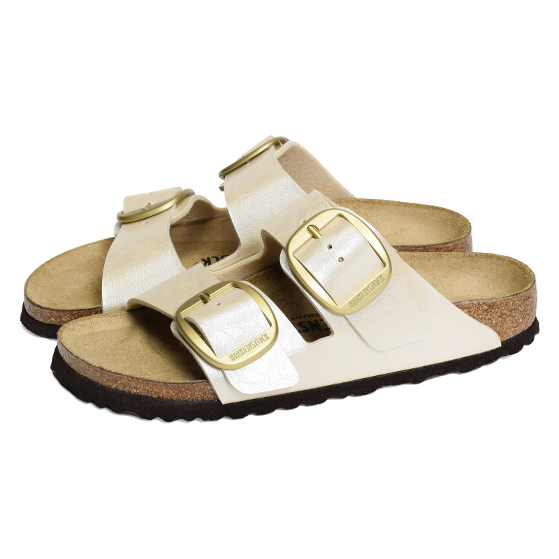 ARIZONA BIG BUCKLE BF Ecru, Mules Birkenstock