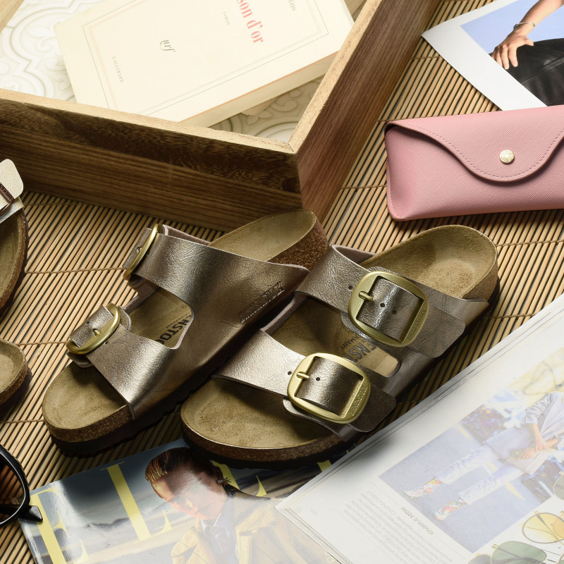 ARIZONA BIG BUCKLE BF Bronze, Mules Birkenstock