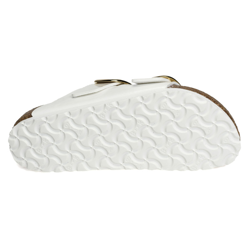 ARIZONA BIG BUCKLE BF Verni Blanc, Mules Birkenstock