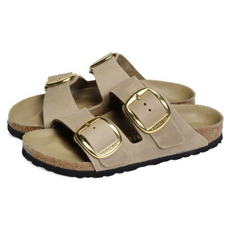 ARIZONA BIG BUCKLE Tabac, Mules Birkenstock
