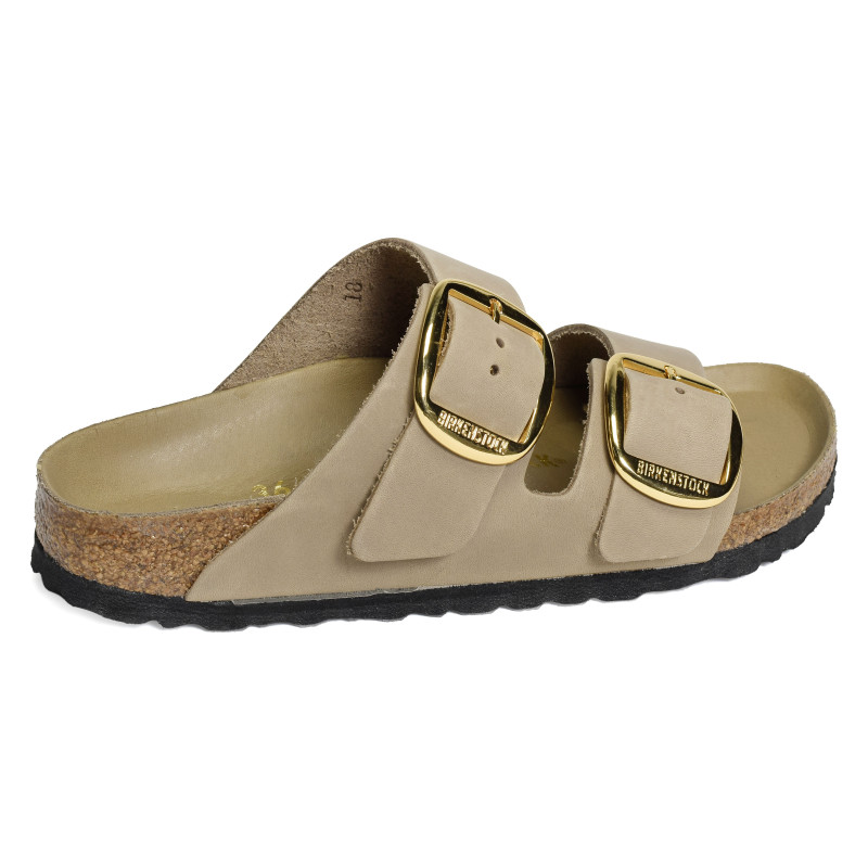 ARIZONA BIG BUCKLE Tabac, Mules Birkenstock