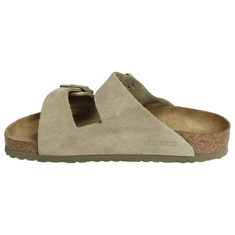 ARIZONA SUEDE Kaki Beige, Mules Birkenstock