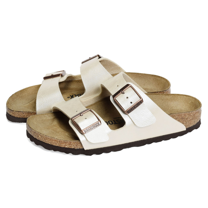 ARIZONA W Ecru, Mules Birkenstock
