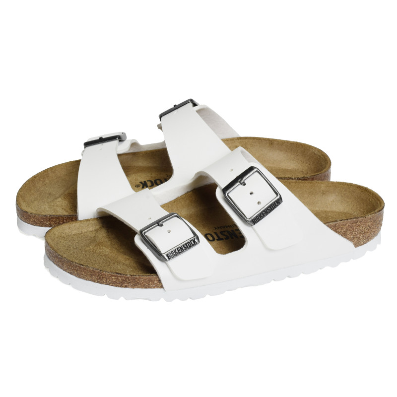 ARIZONA W Blanc, Mules Birkenstock