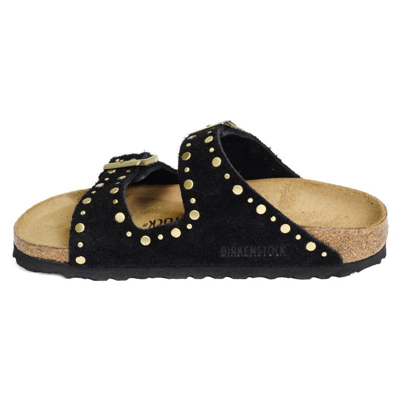 ARIZONA RIVET Noir, Mules Birkenstock