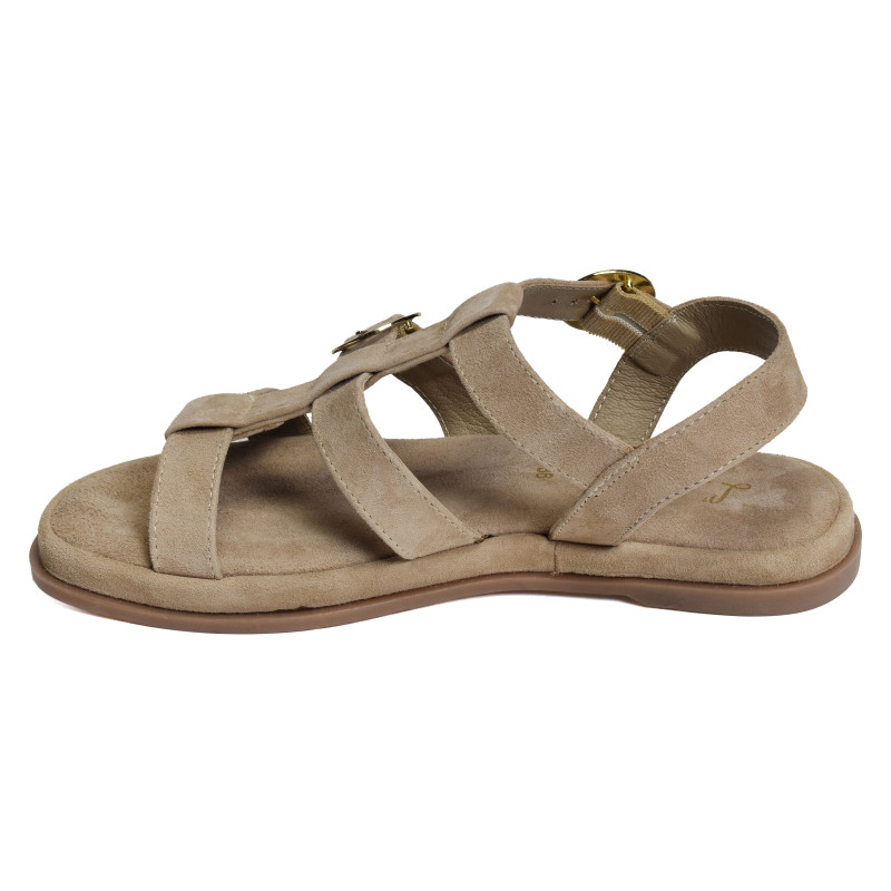 SH3312 Beige, Sandales plates Atelier Tropézien