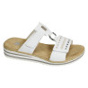 V0636 Blanc, Mules Rieker