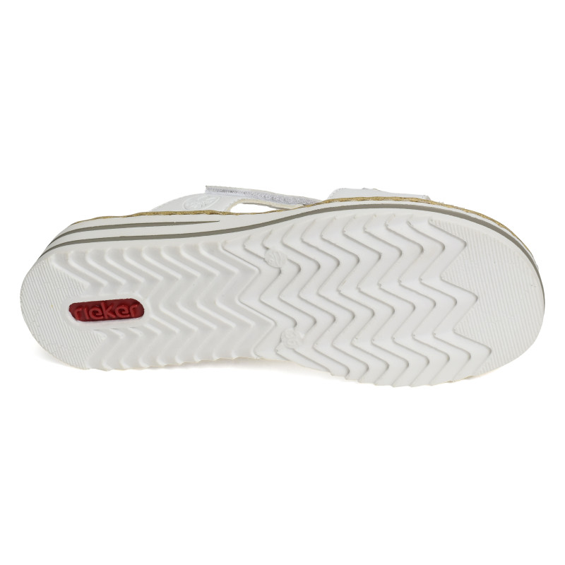 V0636 Blanc, Mules Rieker