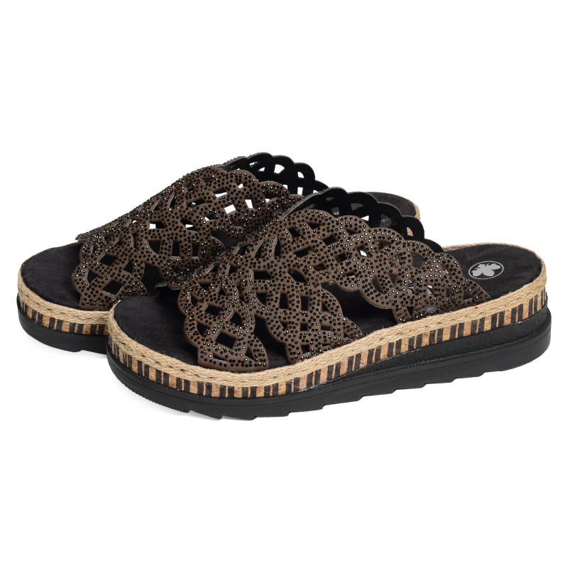 V7992 Marron, Mules Rieker