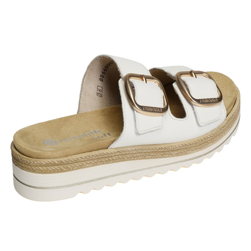 D0Q66 Blanc, Mules Remonte