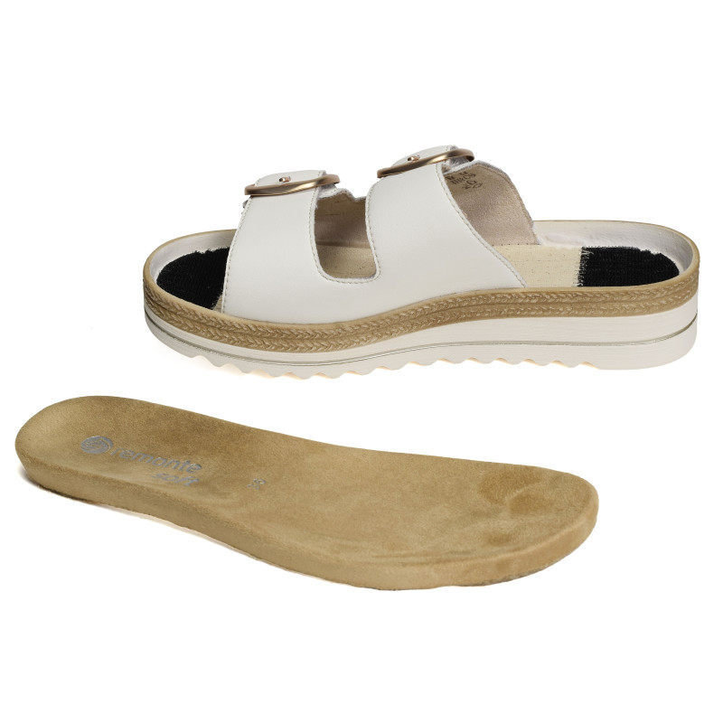 D0Q66 Blanc, Mules Remonte