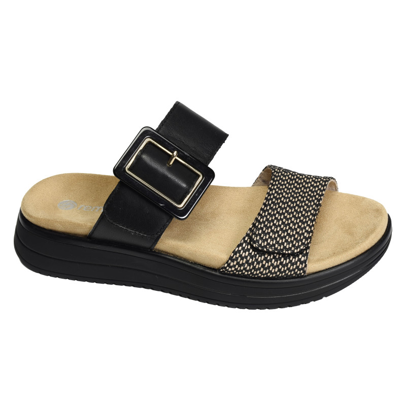 D1J61 Noir, Mules Remonte