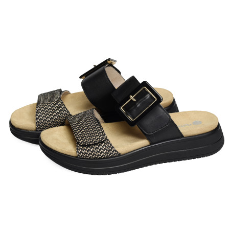 D1J61 Noir, Mules Remonte