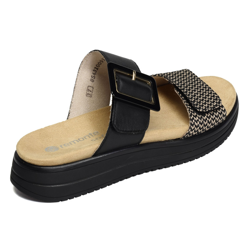 D1J61 Noir, Mules Remonte