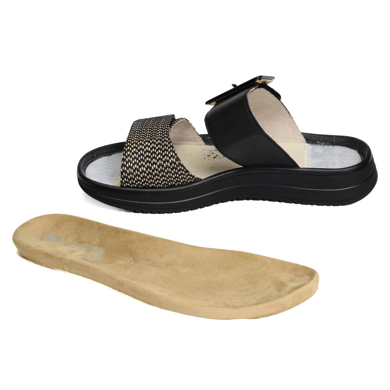 D1J61 Noir, Mules Remonte