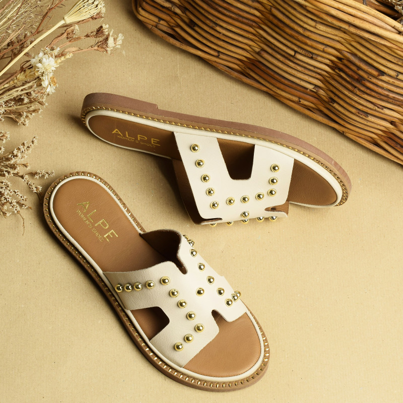 CERDENA 5609 Beige, Mules Alpe