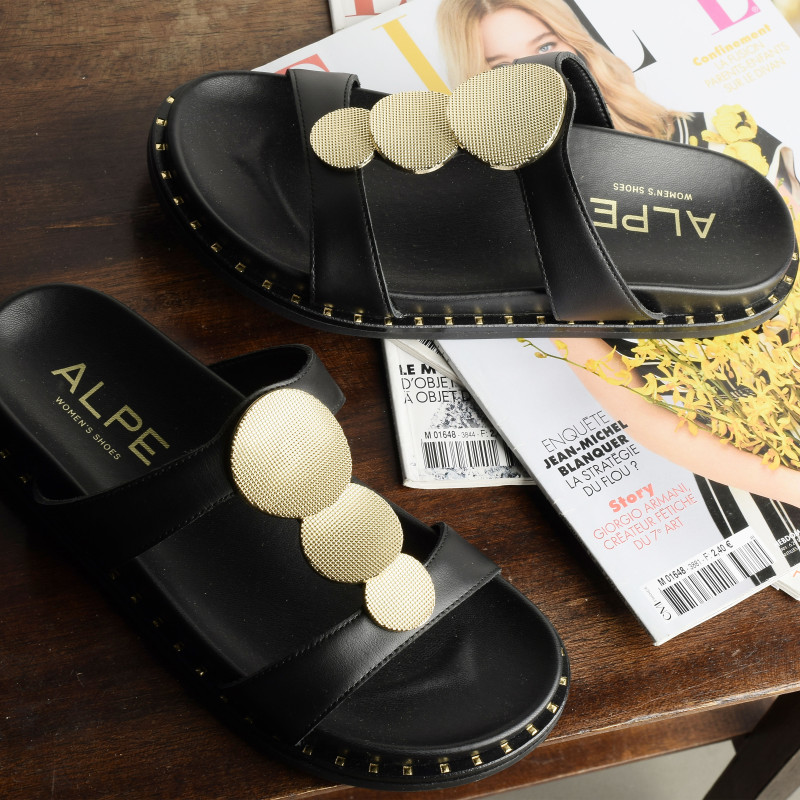 ISABELLA 5579 Noir, Mules Alpe