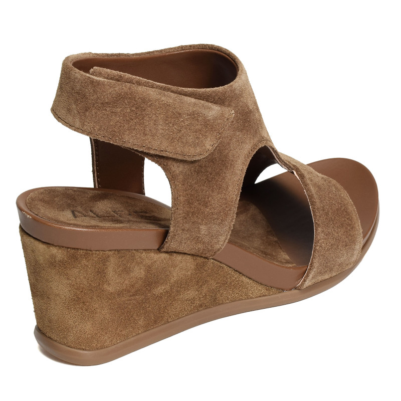 YARA 5614 Camel, Sandales compensées Alpe