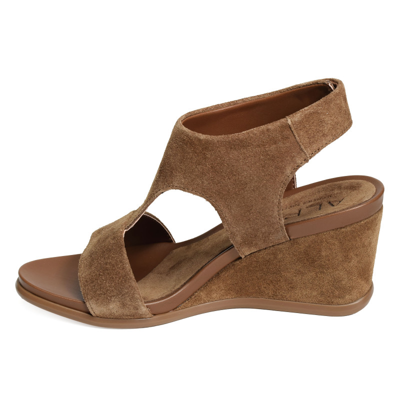 YARA 5614 Camel, Sandales compensées Alpe