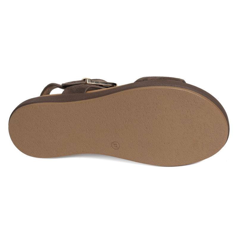 A96064 Chocolat, Nu-Pieds à plateforme Inuovo