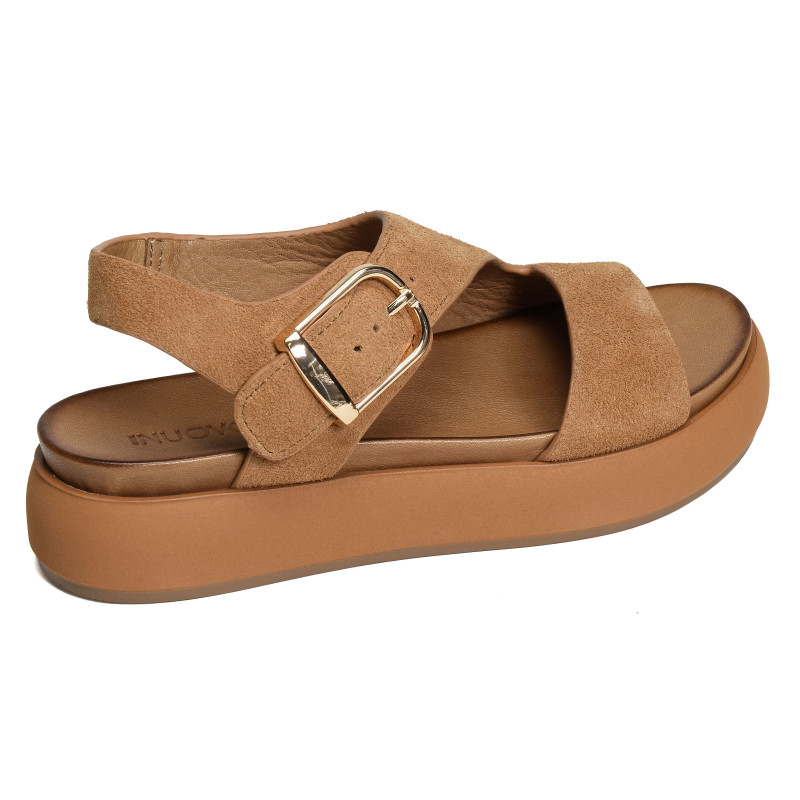 A96064 Marron, Nu-Pieds à plateforme Inuovo