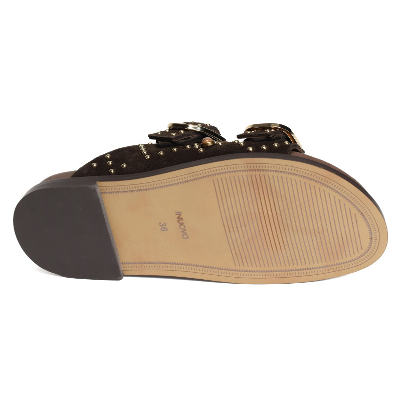 D51049 Chocolat, Mules Inuovo