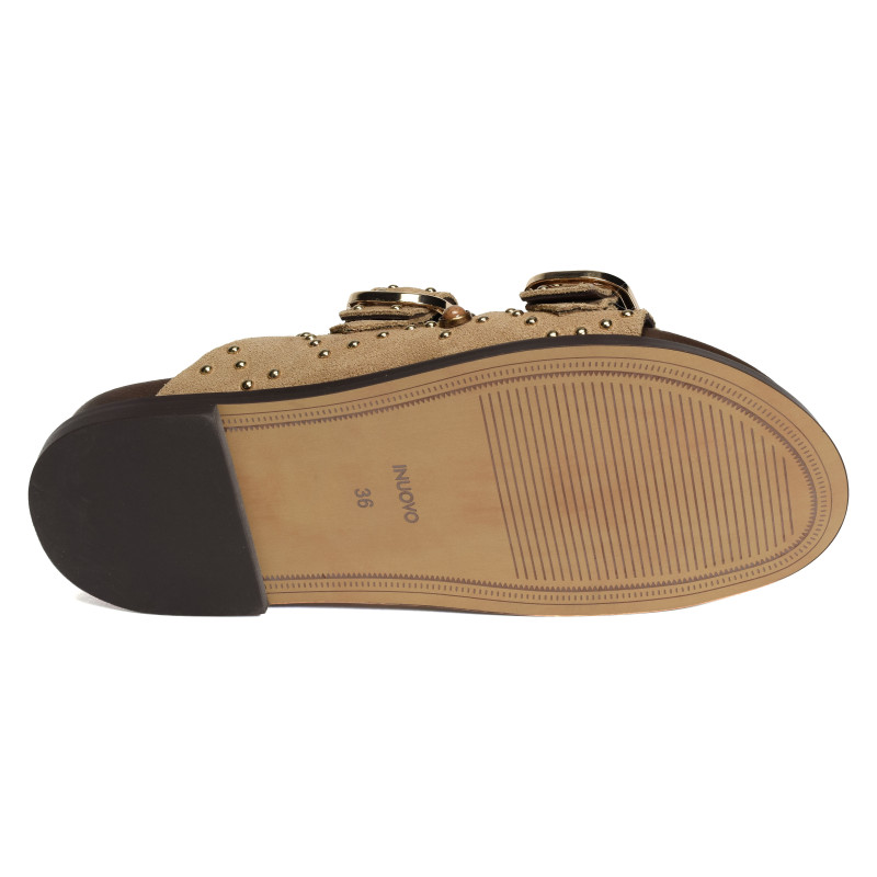 D51049 Tan, Mules Inuovo