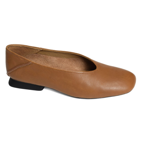 CASI MYRA K201253 Camel, Ballerines Camper